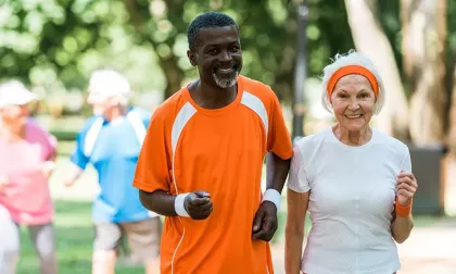 couple walking together